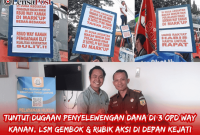 LSM Gembok dan Rubik Desak Kejati Usut Dugaan Penyelewengan Anggaran Rp 15 Miliar Tiga OPD Way Kanan