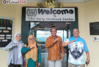 Ketua DPD AGPAII Bandar Lampung Dampingi Kunjungan Penanggung Jawab Bimtek Kepala Laboratorium dan Perpustakaan PAI