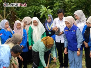 KOPRI PKC PMII Lampung Gelar Tanam Pohon di Way Kambas, Dukung Lampung Timur sebagai Kabupaten Konservasi