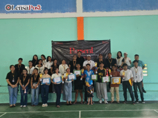 DPK PERADAH Tulang Bawang Gelar PORSENI 2025, STT Kerthi Rahayu Borong Juara