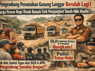 Pengembang Perumahan Gunung Langgar Kembali Resahkan Warga, Ormas Desak Penindakan Tegas