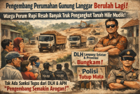 Pengembang Perumahan Gunung Langgar Kembali Resahkan Warga, Ormas Desak Penindakan Tegas