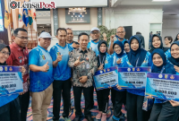 Lampung Siap Jadi Tuan Rumah Pornas Korpri 2027, Sekda Serahkan Tali Asih Atlet Berprestasi