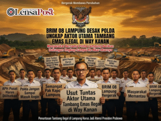 Desak APH Usut Tuntas Tambang Emas Ilegal di Way Kanan, Ketua BRIM 08 : Kami Akan Minta DPP Atensi ke Presiden