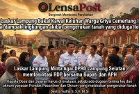 Kawal Keluhan Warga Terdampak Galian Tanah Diduga Ilegal di Sabah Balau, Laskar Lampung Ajak Bupati Lamsel Ngabuburit ke Lokasi