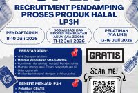 LP3H UIN Raden Intan Buka Rekrutmen Pendamping Proses Produk Halal, Gandeng AGPAII Kota Bandar Lampung