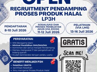 LP3H UIN Raden Intan Buka Rekrutmen Pendamping Proses Produk Halal, Gandeng AGPAII Kota Bandar Lampung