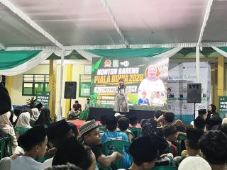 Nobar Final Piala Dunia 2026, Chusnunia Chalim Ajak Ratusan Santri Al Hikmah Rayakan Kebersamaan